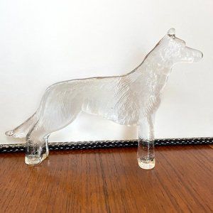 Kosta Boda Sweden German Shepherd Dog Figurine